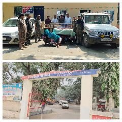 भागलपुर24मार्च24*बड़ी सफलता डेड़ सौ लीटर विदेशी शराब के साथ पांच तस्कर गिरफ्तार, चार चक्के की दो वाहन जब्त*