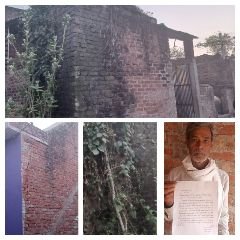 औरैया27मार्च24*तालाब की सरकारी जमीन पर अवैध कब्जा कर बना दिया दो मंजिला मकान*