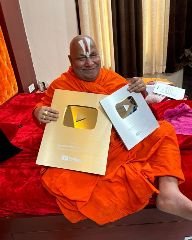 चित्रकूट30मार्च24*जगतगुरु श्री रामभद्राचार्य जी महाराज के ऑफिशियल यूट्यूब को मिला गोल्डन बटन