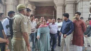 मिर्जापुर30मार्च24*कॉरिडोर के छत पर बनेंगे ब्लॉक वाइज क्षेत्र**सभी ब्लॉक का बनाया जायेगा मैप*