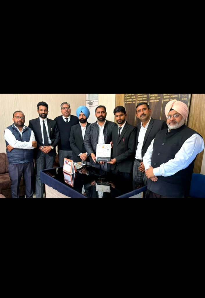 पंजाब 14 मार्च 2024* एडवोकेट चिमन लाल बने बार एसोसिएशन अबोहर के मैंबर