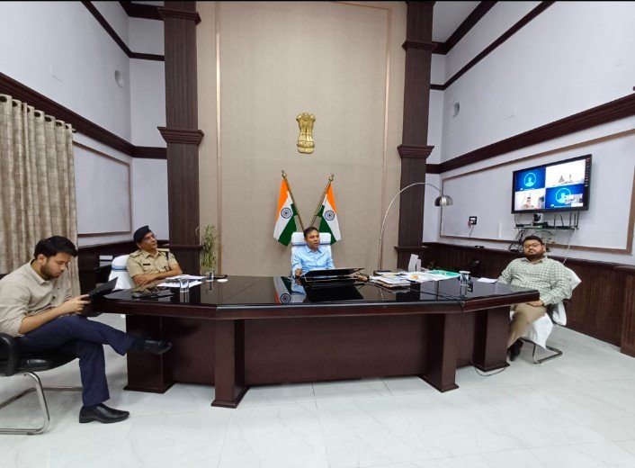 भागलपुर बिहार*विक्रमशिला सेतु पर यातायात व्यवस्था को सुचारू रखने को लेकर हुई बैठक* भागलपुर बिहार*विक्रमशिला सेतु पर यातायात व्यवस्था को सुचारू रखने को लेकर हुई बैठक*