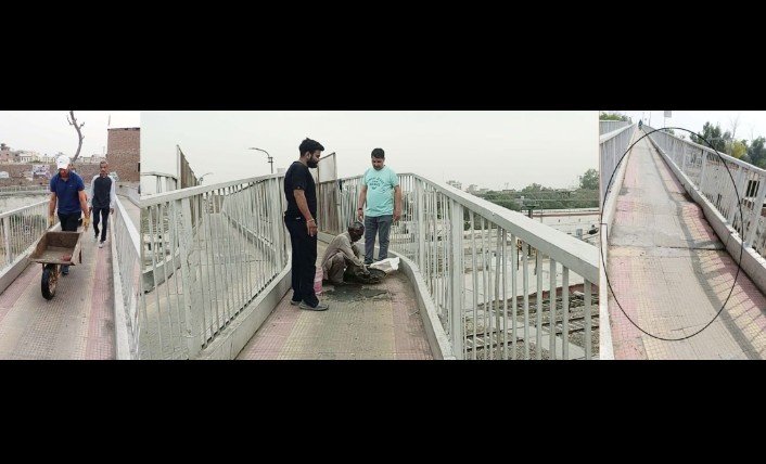 पंजाब 14 अप्रैल 2024* अपना अबोहर अपनी आभा टीम ने विधायक संदीप जाखड़ के प्रयासों से ठीक करवाया स्टील ब्रिज, लोगों को मिली राहत पंजाब 14 अप्रैल 2024* अपना अबोहर अपनी आभा टीम ने विधायक संदीप जाखड़ के प्रयासों से ठीक करवाया स्टील ब्रिज, लोगों को मिली राहत