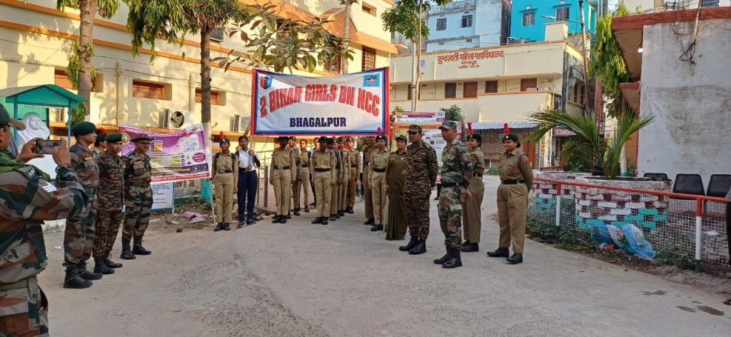 भागलपुर05अप्रैल24*स्वीप को लेकर एनसीसी कैडेट्स ने निकाली रैली* भागलपुर05अप्रैल24*स्वीप को लेकर एनसीसी कैडेट्स ने निकाली रैली*