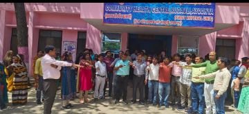 अयोध्या01अप्रैल24*सीएचसी रुदौली में संचारी रोग से बचाव हेतु दिलाई गई शपथ अयोध्या01अप्रैल24*सीएचसी रुदौली में संचारी रोग से बचाव हेतु दिलाई गई शपथ