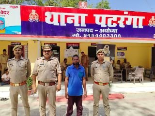 अयोध्या02अप्रैल24*अवैध तमंचा व कारतूस के साथ एक गिरफ्तार