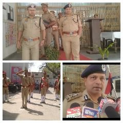 मथुरा02अप्रैल24*महानिरीक्षक परिक्षेत्र आगरा मंडल द्वारा एसपी कार्यालय का हुआ वार्षिक निरीक्षण *