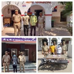 सहारनपुर10अप्रैल24*थाना बड़गांव,थाना सदर बाजार एवम थाना नकुड से बडी खबर*