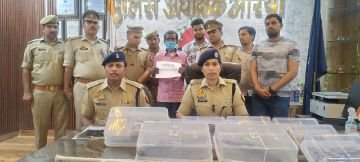 औरैया11अप्रैल24*दिबियापुर पुलिस की मेहनत लाई रंग, अवैध शस्त्र निर्माण की फैक्ट्री का किया भंडाफोड़