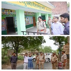 बाराबंकी13अप्रैल24*आगामी लोकसभा निर्वाचन- 2024 को सकुशल सम्पन्न कराये जाने के दृष्टिगत मतदान केंद्रों का निरीक्षण किया।