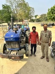 अयोध्या13अप्रैल24*चोरी के ट्रैक्टर के साथ अभियुक्त गिरफ्तार