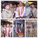 कानपुर नगर20अप्रैल24*सपा विधायक अमिताभ बाजपेई पनकी मंदिर, दर्शन , दण्डवत के उपरांत पुलिस अधिकारी को सौंपा मांगों का ज्ञापन*