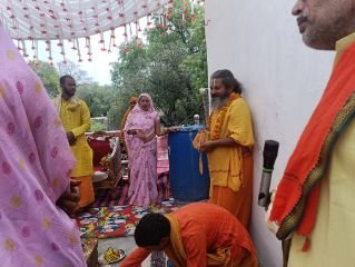 झांसी मऊरानीपुर 29 अप्रैल24* खिलारा में चल रही श्रीरामअर्चा एवं भक्तमाल कथा।