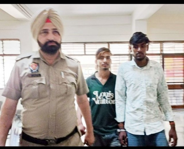 पंजाब 13 मई 2024* चोरी के मोटरसाईकि सहित पकड़े गए दो आरोपियों को पुलिस रिमांड के बाद जेल भेजा