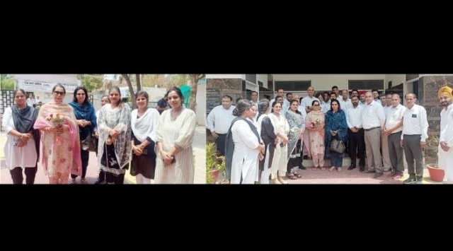 पंजाब 17 मई 2024* भाजपा प्रत्याशी राणा सोढ़ी की धर्मपत्नी टीना सोढ़ी व विधायक संदीप जाखड़ ने बार एसो. अबोहर पहुंचे