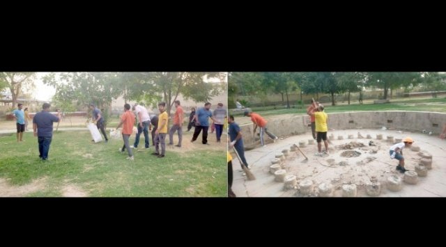 पंजाब 25 मई 2024* अपना अबोहर अपनी आभा टीम ने जेपी पार्क में चलाया 137वां सफाई अभियान