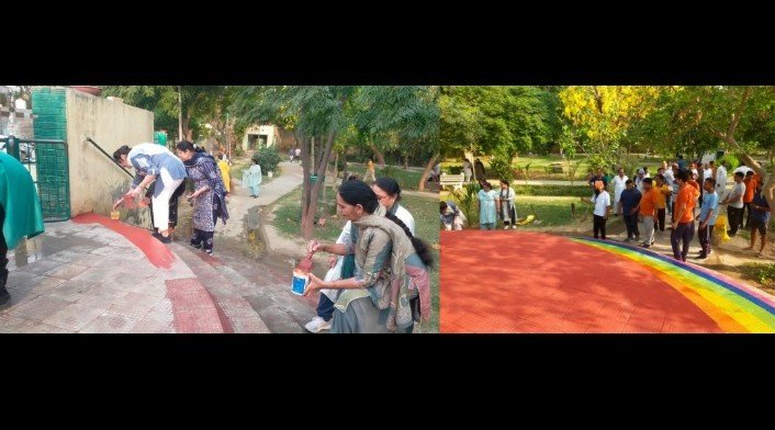 पंजाब 25 मई 2024*सफाई अभियान में महिलाओं ने भी दिया बढ़चढ़ कर सहयोग, रंग रोगन कर बदली पार्क की रूपरेखा पंजाब 25 मई 2024*सफाई अभियान में महिलाओं ने भी दिया बढ़चढ़ कर सहयोग, रंग रोगन कर बदली पार्क की रूपरेखा