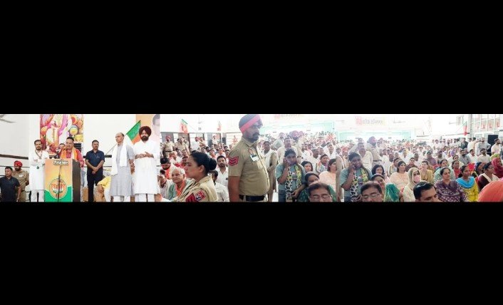 पंजाब 27 मई 2024* पंजाब में भाजपा सरकार ही करवा सकती है विकास : भजन लाल शर्मा