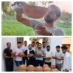 मथुरा 29 मई 2024* सामाजिक युवा संगठन हसनपुर के कार्यकर्ताओं ने पक्षियों के लिए जल व्यवस्था बनाई