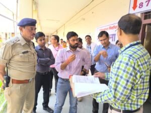 अनूपपुर31मई24*कलेक्टर ने मतगणना स्थल के व्यवस्थाओं का निरीक्षण कर लिया जायजा
