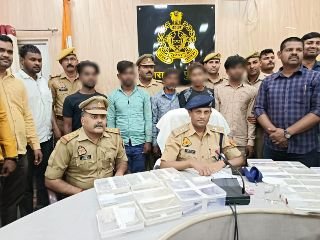 बाराबंकी1मई24*किसान का भेष बनाकर चोरी और लूट करने वाले पांच अंतर्जनपदीय चोर गिरफ्तार