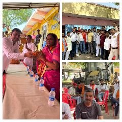 रानिया कानपुर देहात05मई24*मतदान की तिथि नजदीक आते देख सभी पार्टी के कार्यकर्ता लगे मतदाताओं को लुभाने में