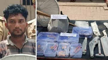 कानपुर देहात06मई*गजनेर पुलिस ने किया अवैध शस्त्र बनाने वाली फैक्ट्री का भंडाफोड़। कानपुर देहात06मई*गजनेर पुलिस ने किया अवैध शस्त्र बनाने वाली फैक्ट्री का भंडाफोड़।