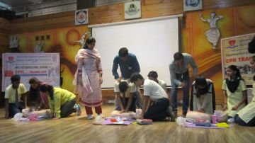 जयपुर10मई2024*प्राथमिक चिकित्सा एवं सीपीआर पर प्रशिक्षण सत्र आयोजित