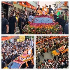वाराणसी13मई24*मोदी के रोड शो में उमड़ा जनसैलाब, शंख और शहनाई संग हर-हर महादेव की गूंज* वाराणसी13मई24*मोदी के रोड शो में उमड़ा जनसैलाब, शंख और शहनाई संग हर-हर महादेव की गूंज*