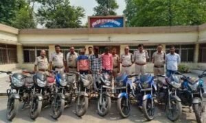 सिंगरौली15मई24*बाइक चोरों का पर्दाफाश, पुलिस ने 7 को किया गिरफ्तार, 12 बाइकें बरामद*