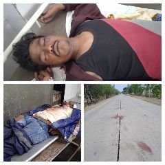 अनूपपुर20मई24*अज्ञात वाहन से टकराने पर एक की मौत एक घायल देर,रात ड्यूटी पर जा रहा था युवक*