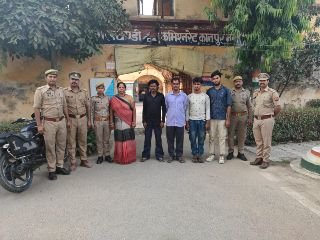 कानपुर नगर21मई24*हत्या की घटना में संलिप्त 05 अभियुक्तों की गिरफ्तारी