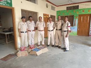 अनूपपुर21मई24*पुष्पराजगढ़ के करन पठार में 17 हजार मूल्य की मदिरा जप्त*