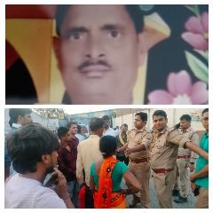 कानपुर देहात22मई24*ट्रक व डीसीएम की जोरदार टक्कर में डीसीएम चालक की मौके पर ही दर्दनाक मौत।