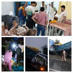 भागलपुर24मई24*हाइवा और यात्री बस में टक्कर ड्राइवर-खलासी की स्थिति गंभीर* भागलपुर24मई24*हाइवा और यात्री बस में टक्कर ड्राइवर-खलासी की स्थिति गंभीर*