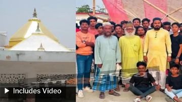 नेपाल27मई24*प्राचीन मंदिर की जमीन हड़पने को घुसपैठिए तैयार,