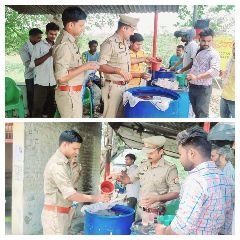 कानपुर नगर29मई2024*कल्याणपुर पुलिस द्वारा भीषण गर्मी को देखते हुए शीतल जल कि व्यवस्था की।