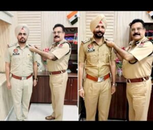 पंजाब 25 जून 2024* मनिन्द्र सिंह व सचिन सब इंस्पैक्टर से इंस्पैक्टर बने, डीआईजी ने लगाये स्टार व दी बधाई