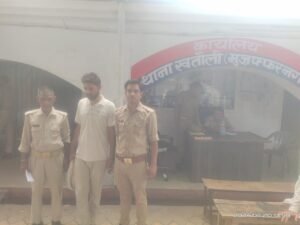 मुजफ्फरनगर20जून24*कस्बा चौकी प्रभारी राहुल कुमार व उनकी टीम ने एक शातिर अभियुक्त को मय असलाह के साथ किया गिरफ्तार*