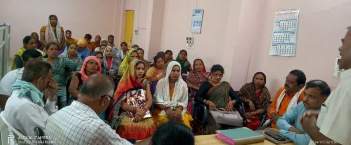 कानपूर देहात 22 जून 24*समस्त प्रेरणा कैंटीन संचालिकाओं की हुई बैठक।*