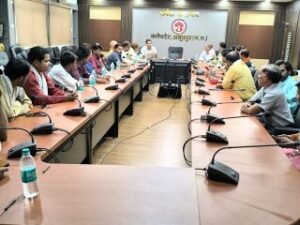 अनूपपुर01जून2024*सीईओ जिला पंचायत ने मतगणना की तैयारियों को लेकर की मीडिया से चर्चा