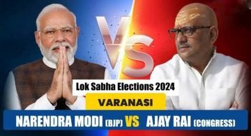 वाराणसी01जून24*पीएम मोदी-अजय राय आमने-सामने, 19 लाख मतदाता करेंगे भाग्य का फैसला.
