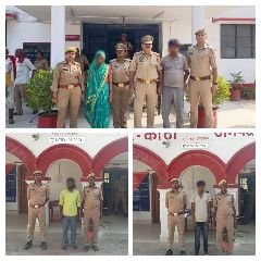 बाराबंकी02जून24*जनपद में चलाये जा रहे धर पकड़ अभियान में 04 वारन्टी अभियुक्त गिरफ्तार।