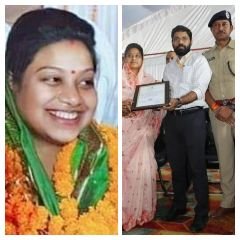 अनूपपुर04जून24*शहडोल संसदीय क्षेत्र से भारतीय जनता पार्टी की प्रत्याशी हिमाद्री सिंह की ऐतिहासिक जीत ,