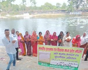 अनूपपुर10जून24*जल गंगा संवर्धन अभियान के तहत बिजुरी में निकाली गई जल कलश यात्रा अनूपपुर10जून24*जल गंगा संवर्धन अभियान के तहत बिजुरी में निकाली गई जल कलश यात्रा