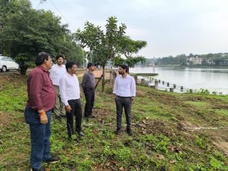 अनूपपुर म0प्र012जून24*कलेक्टर ने अमरकंटक में जल गंगा संवर्धन अभियान के अंतर्गत विभिन्न सरोवरों का किया निरीक्षण*