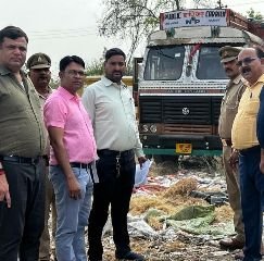 बाराबंकी12जून2024*20 लाख की 30 कुंतल थाई मांगुर मछली बरामद