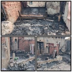 कौशाम्बी13जून24*शॉर्ट सर्किट से घर में लगी आग , हजारों का सामान हुआ खाक* कौशाम्बी13जून24*शॉर्ट सर्किट से घर में लगी आग , हजारों का सामान हुआ खाक*