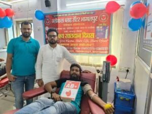 भागलपुर114जून2024* ग्लोकल ब्लड सेन्टर भागलपुर की ओर से रक्तदान शिवीर का आयोजन किया गया ।