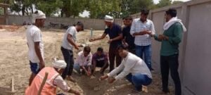 कौशांबी17जून24*हाईटेंशन विद्युत तार के चपेट में आने से राष्ट्रीय पक्षी मोर की मृत्यु*